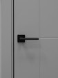 Межкомнатная дверь Графика-2 Серый матовый V.Doors