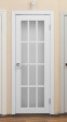 Межкомнатная дверь S-1 ПО Белый V.Doors