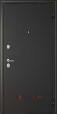 Входная дверь Элегант 7,5 Черный шелк ФЛ3-панорама Сандал белый